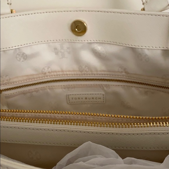 *MOVING SALE* NWT TORY BURCH IVORY BAG - Picture 2 of 5